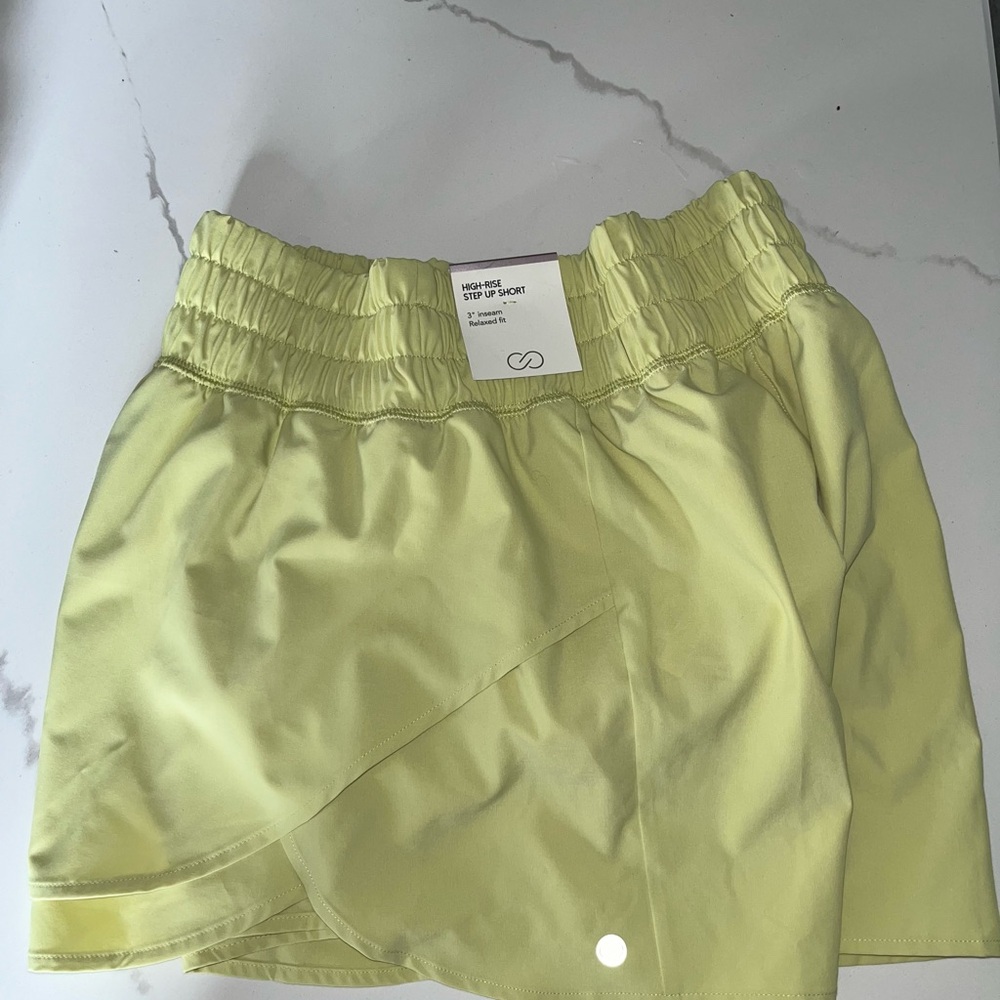 Yellow Athletic Skort